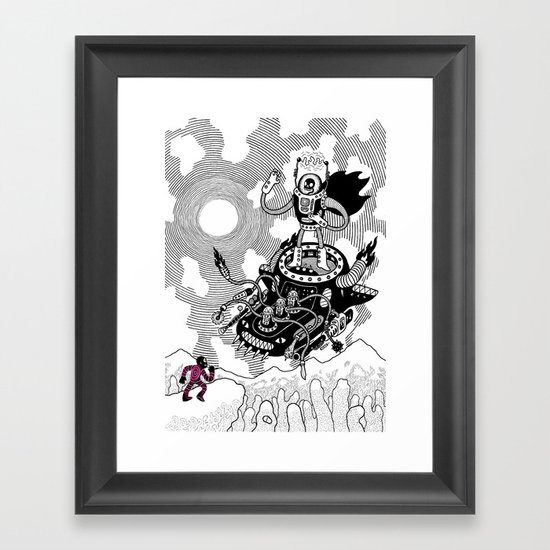 So we meet again! Framed Art Print