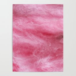 Hot Pink Cotton Candy Poster