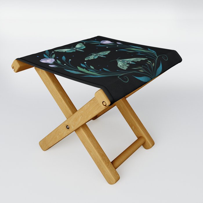 Lime Hawk Moths Night Folding Stool