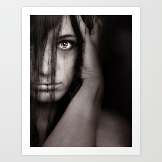 Don't follow me Art Print