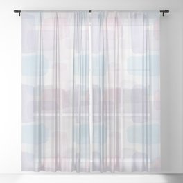 Stained Glass light Sheer Curtain