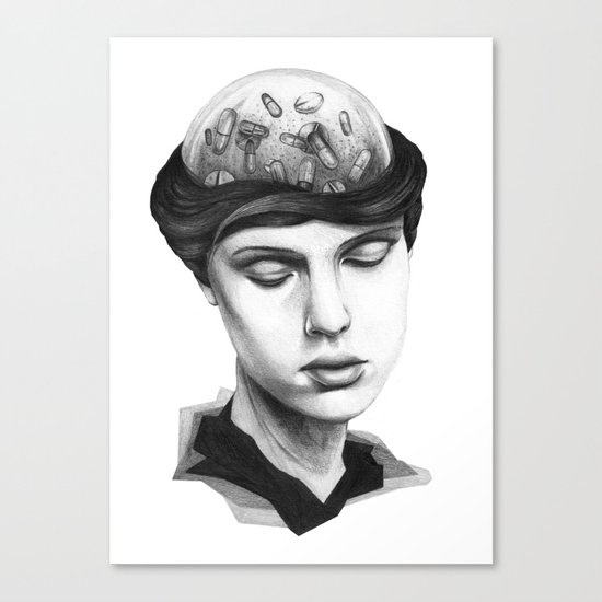 ME DA VERGÜENZA SER FELIZ #1 Canvas Print