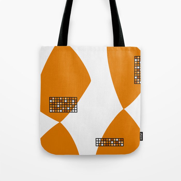 Abstract shapes color grid 3 Tote Bag