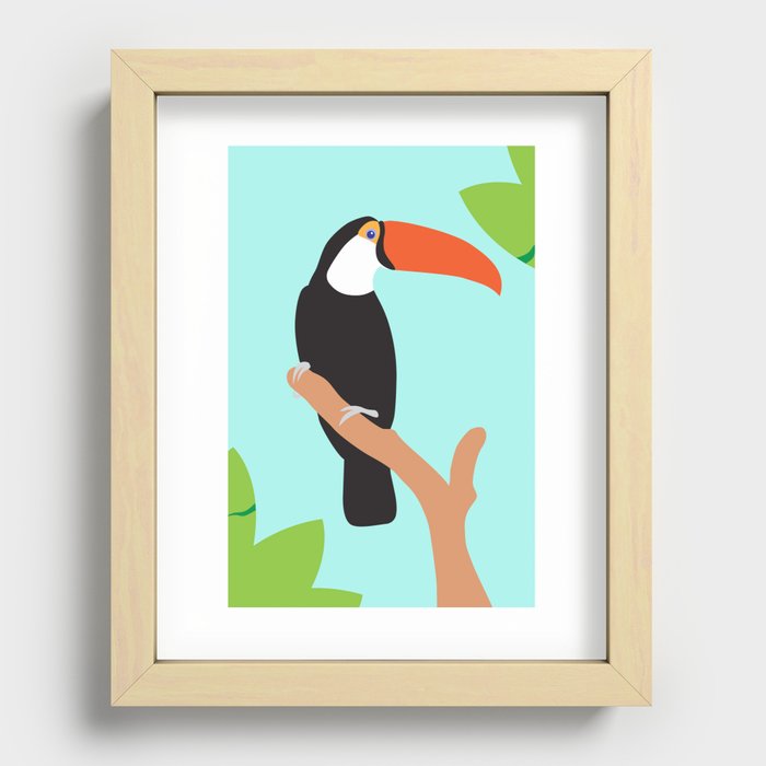 Tropical Life  Recessed Framed Print