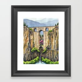 Spanish Bridge Framed Art Print