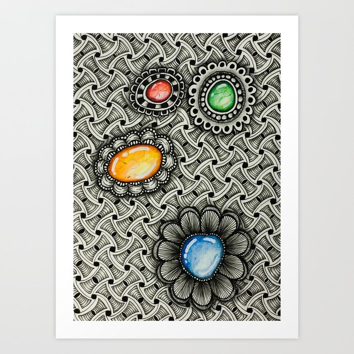 Gems II Art Print