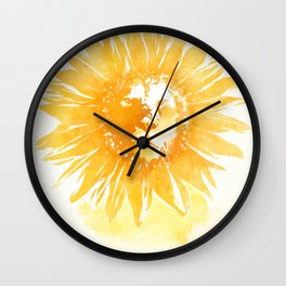 Lion Sunflower Wall Clock
