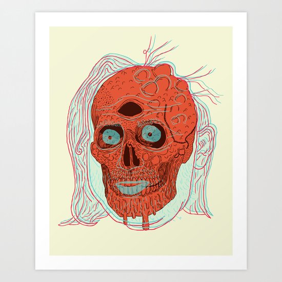 Anatomy of a Beetleman Art Print