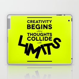 Creativity begins Laptop & iPad Skin