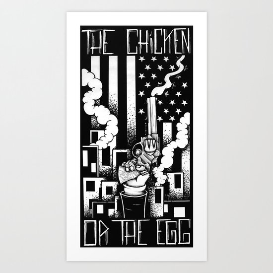 Chicken N Eggs Art Print