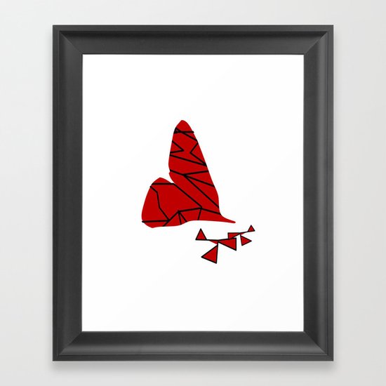 broken hearted Framed Art Print