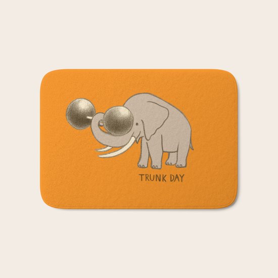 Trunk Day Bath Mat