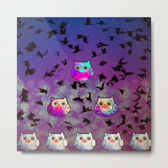 owl-444 Metal Print