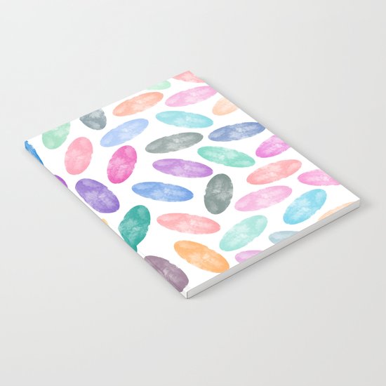 Watercolor Lovely Pattern VII Notebook