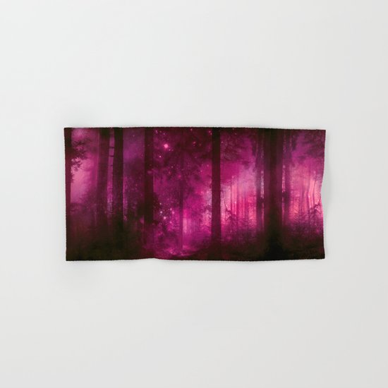 Into the purpur light Hand & Bath Towel