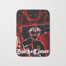 Black Clover "Asta demon form" Bath Mat | Season2, Demonform, Asta, Graphicdesign, Cute, Yamisukihiro, Blackcloverasta, Demon, Astatrend, Clover 