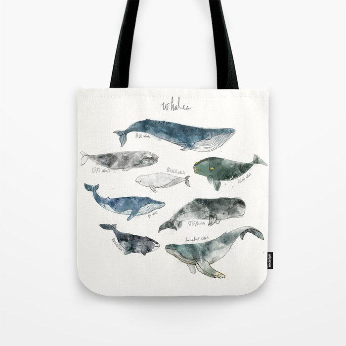 Whales Tote Bag