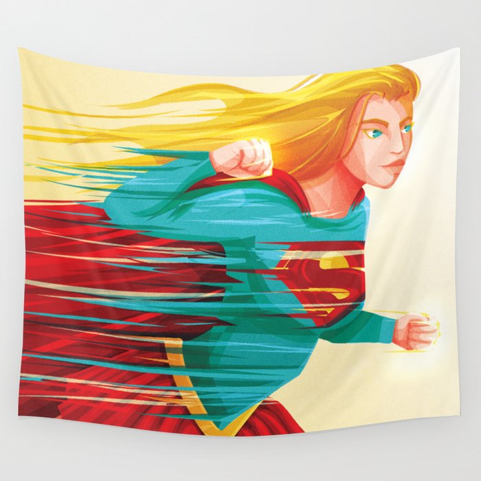 Supergirl Wall Tapestry