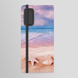 On the beach Android Wallet Case