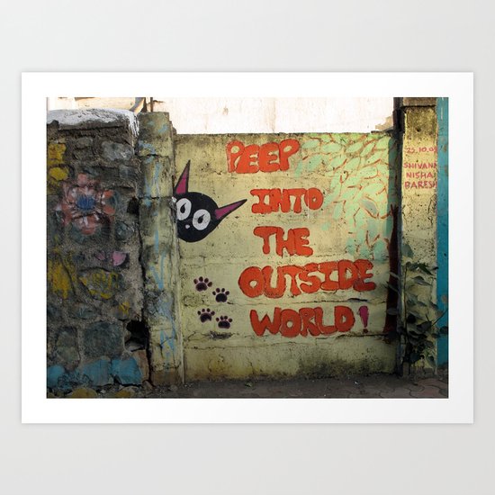 Street Art Bombay II Art Print