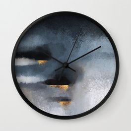 Cloudburst Wall Clock