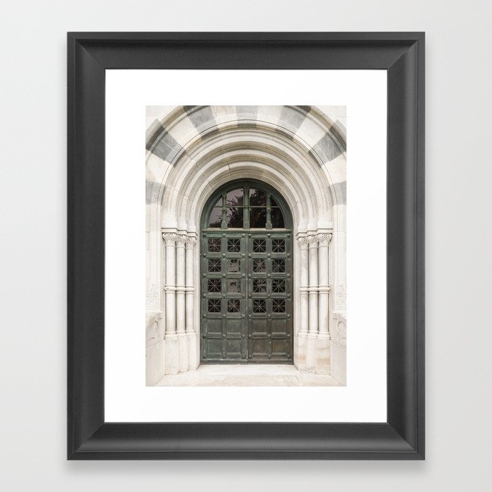 Old Roman Arch | Front Door In Nice, France Art Print | Travel Photography Photo Framed Art Print
