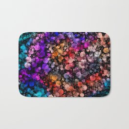 Bokeh Background Lights Texture Pattern Bath Mat