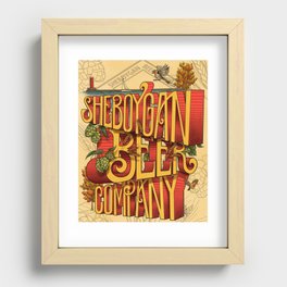 Sheboygan Beer Company Recessed Framed Print