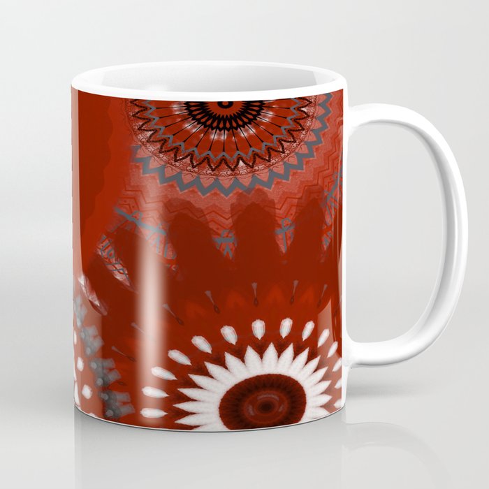 Ruby Mandalas Coffee Mug