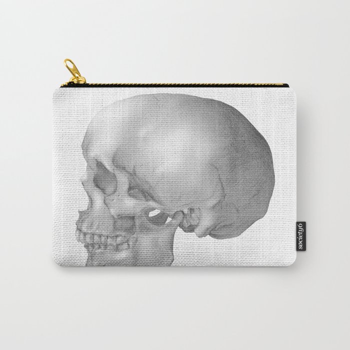 Human Skull Carry-All Pouch