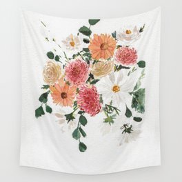 Tender Heart Boquet Wall Tapestry