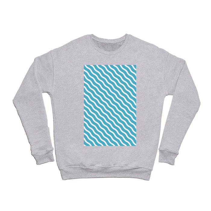 Blue Waves Crewneck Sweatshirt