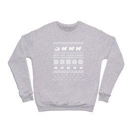 Eskies Holiday | American Eskimo Dogs Christmas Crewneck Sweatshirt