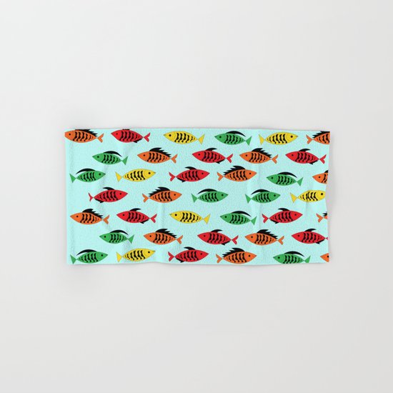 fish pattern Hand & Bath Towel