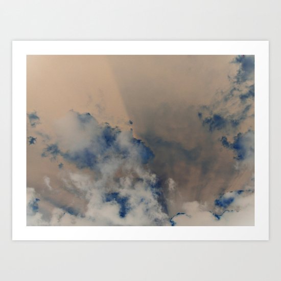 Deep Time Clouds Art Print