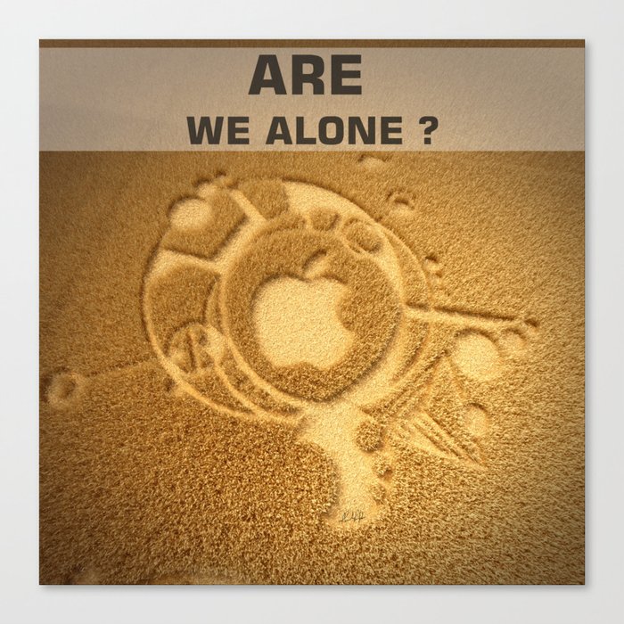 Are we alone ? Canvas Print