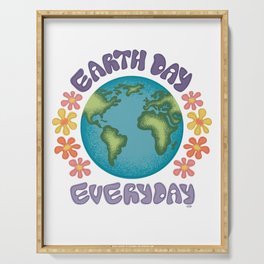 earth day Serving Tray