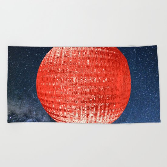 The Red Planet Beach Towel