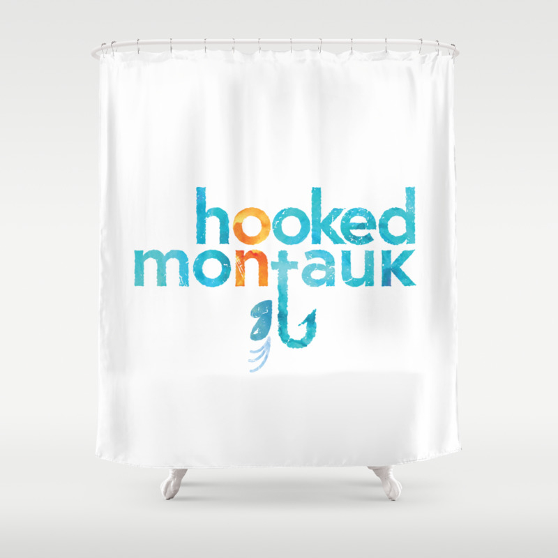 Hooked On Montauk Shower Curtain By Elizabeth525 Society6