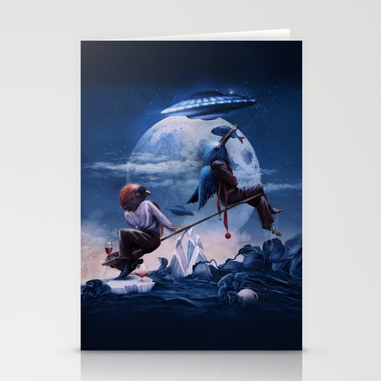 Full Moon Stationery Cards