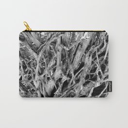 Brachial Carry-All Pouch | Love, Stability, Stalk, Brachial, Grow, Black And White, Roots, Tree, Uprooted, Bigtree 