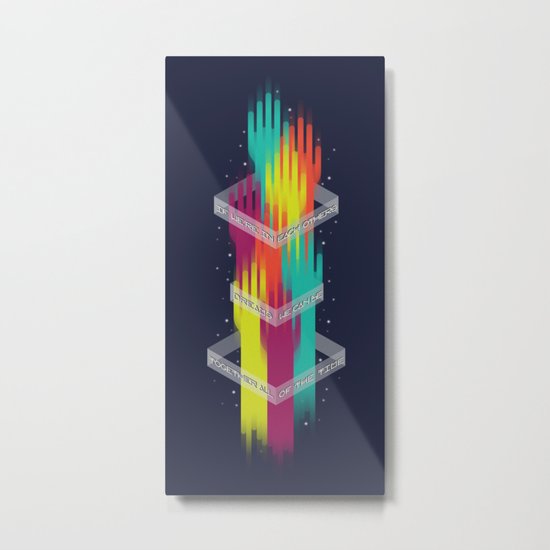 Together Metal Print