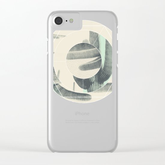 Saguaro Sun Clear iPhone Case