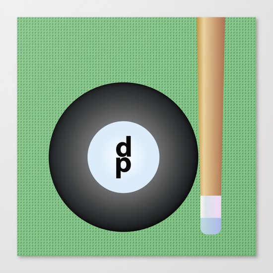 Do you want play billar? Canvas Print