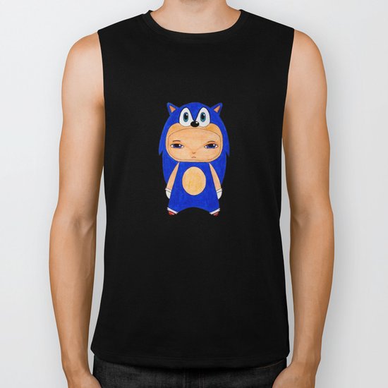 A Boy - Sonic the Hedgehog Biker Tank
