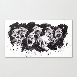 Zombie Lunch Canvas Print