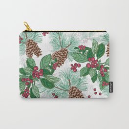 Merry Holly Carry-All Pouch