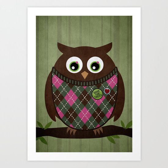 Save the Trees Art Print