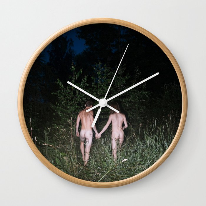 I Went Into The Woods Today Wall Clock
