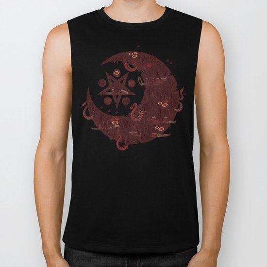 The Dark Moon Compels You to Fuck Shit Up Biker Tank